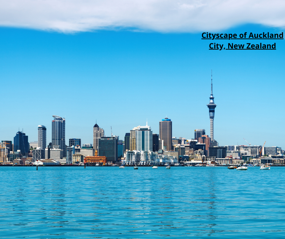 Cityscape Of Auckland City, New Zealand